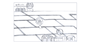 Suez's water filtration interactive application showcases the different stages of water filtration.